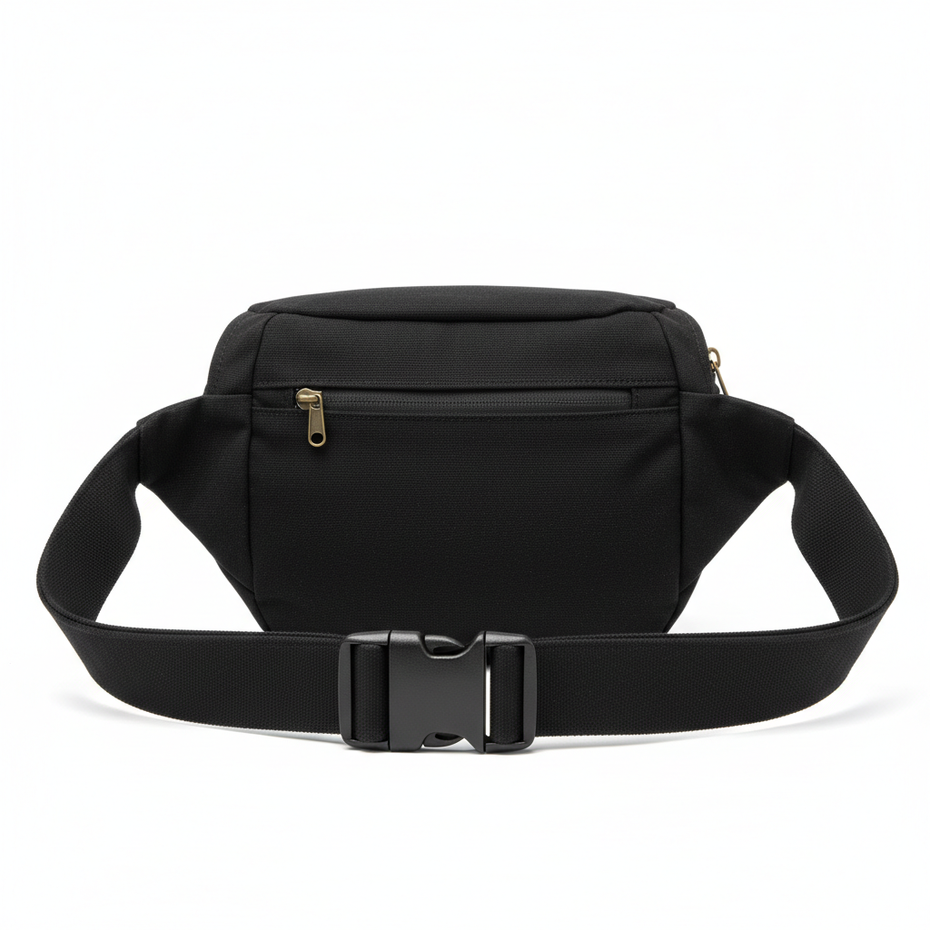 Handmade Black Women's Waist Bag