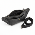 Black Handmade Men's Waist Bag – Everyday Carry Fanny Pack